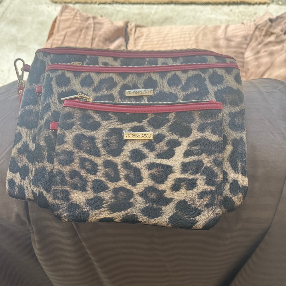 Joan & David Leopard Print Hair Accessory Set